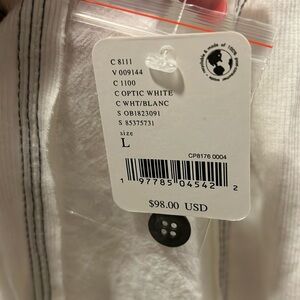 Long sleeve white shirt